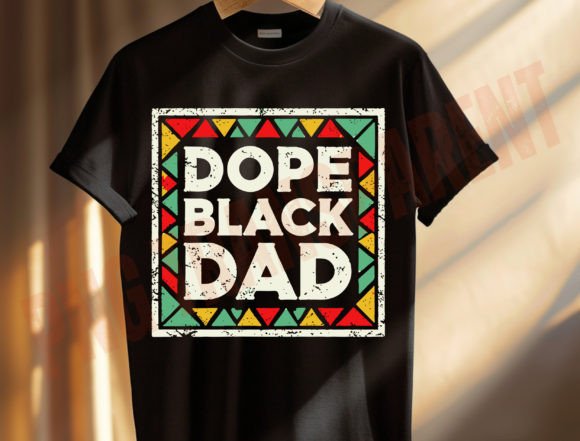 Dope Black Dad Shirt